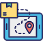 Track delivery icon
